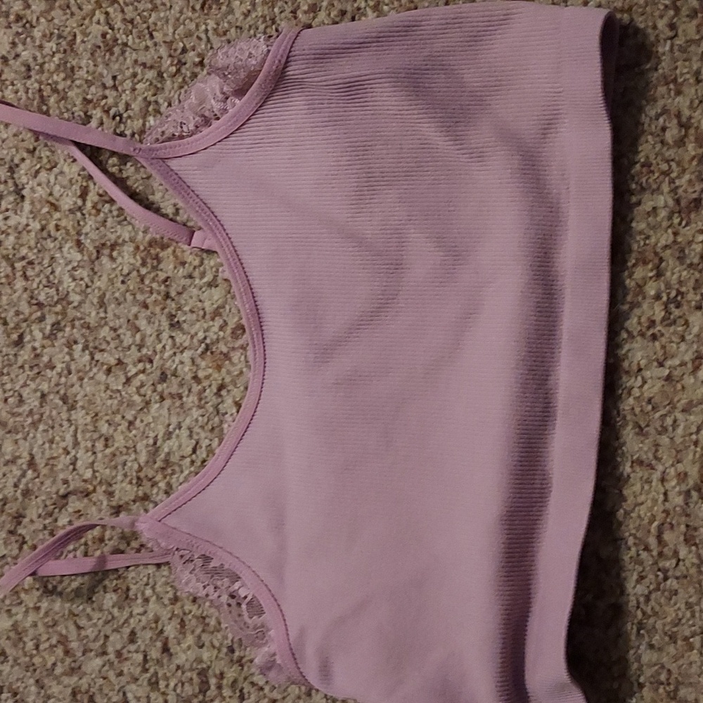 Pink/purple crop top